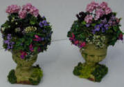 Pink Geraniums with Mixed Flowers